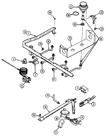 02 - Gas Controls parts for Maytag Range CRG7400BAL from AppliancePartsPros.com