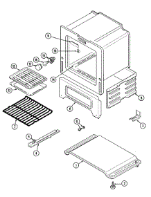 06 - Oven / Base (Crg7500aax) parts for Maytag Range CRG7500AAL from AppliancePartsPros.com