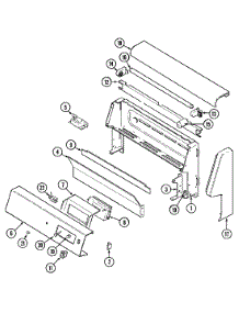 02 - Control Panel parts for Maytag Range CRG7700AAL from AppliancePartsPros.com