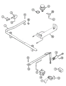 04 - Gas Controls parts for Maytag Range CRG7700BAL from AppliancePartsPros.com