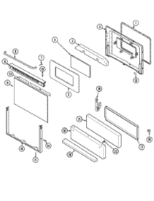 03 - Door / Drawer parts for Maytag Range CRG7700CAW from AppliancePartsPros.com