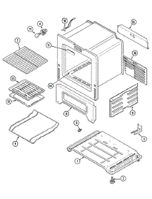 05 - Oven / Base parts for Maytag Range CRG7700CAW from AppliancePartsPros.com