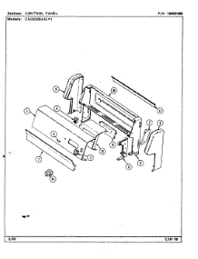 02 - Control Panel parts for Maytag Range CRG8200AAL from AppliancePartsPros.com