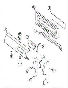 02 - Control Panel parts for Maytag Range CRG8200CAL from AppliancePartsPros.com