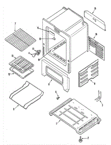 05 - Oven / Base parts for Maytag Range CRG8200CAW from AppliancePartsPros.com