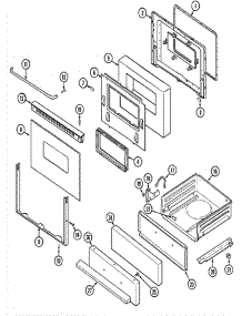 03 - Door / Drawer parts for Maytag Range CRG8400AAL from AppliancePartsPros.com