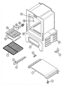05 - Oven / Base parts for Maytag Range CRG8400AAL from AppliancePartsPros.com