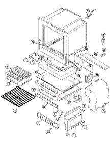 06 - Oven / Base parts for Maytag Range CRG8600BAL from AppliancePartsPros.com