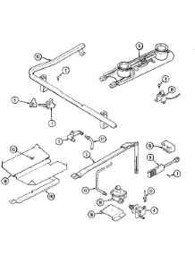 05 - Gas Controls (Serial Prefix 17) parts for Maytag Range CRG9600AAW from AppliancePartsPros.com