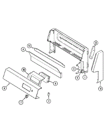 02 - Control Panel parts for Maytag Range CRG9700AAL from AppliancePartsPros.com