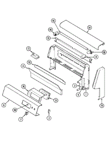 02 - Control Panel parts for Maytag Range CRG9800AAE from AppliancePartsPros.com