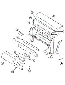 02 - Control Panel parts for Maytag Range CRG9800BAM from AppliancePartsPros.com