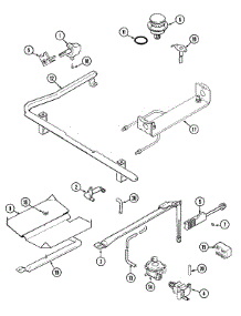 04 - Gas Controls parts for Maytag Range CRG9830CAE from AppliancePartsPros.com