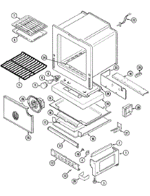 05 - Oven / Base parts for Maytag Range CRG9830CAE from AppliancePartsPros.com