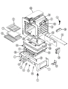 05 - Oven parts for Admiral Range CRGA600AAW from AppliancePartsPros.com