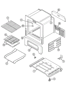 05 - Oven / Base parts for Admiral Range CRL5300CXL from AppliancePartsPros.com
