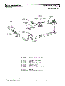 10 - Valves & Controls parts for Maytag Range CRP200B from AppliancePartsPros.com