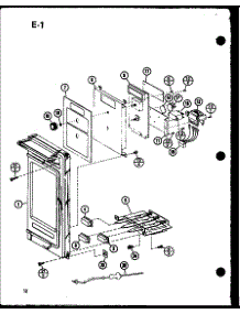 05 - Page 5 parts for Amana Microwave CRRL-700 / P7638101M from AppliancePartsPros.com
