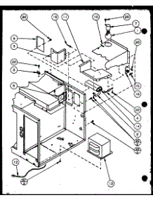 04 - Page 4 parts for Amana Microwave CRS457P / P7769505M from AppliancePartsPros.com