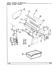 05 - Optional Ice Maker Kit parts for Crosley Refrigerator CS20X6A / DR09A from AppliancePartsPros.com