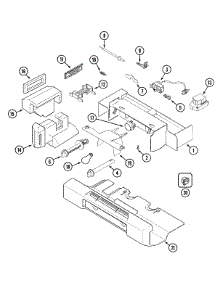 02 - Controls parts for Crosley Refrigerator CS24G6DB from AppliancePartsPros.com