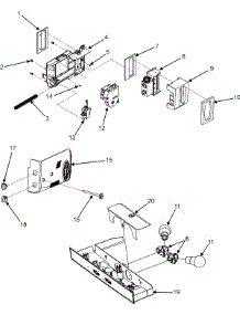 03 - Controls parts for Crosley Refrigerator CS26G9DW from AppliancePartsPros.com