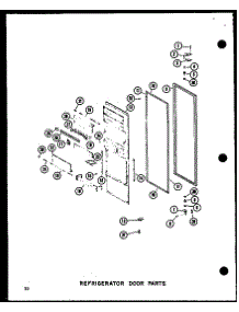 13 - Ref Door Parts parts for Amana Refrigerator CSDI25C / P7332052W from AppliancePartsPros.com