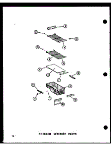 09 - Fz Interior Parts parts for Amana Refrigerator CSDI25D / P7390018W from AppliancePartsPros.com