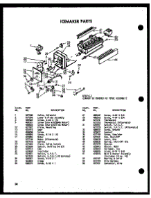 10 - Icemaker Parts parts for Amana Refrigerator CSDI25D / P7390018W from AppliancePartsPros.com
