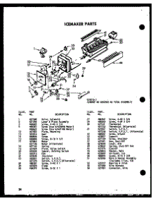 10 - Icemaker Parts parts for Amana Refrigerator CSDI25E / P7410008W from AppliancePartsPros.com