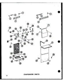 06 - Evap Parts parts for Amana Refrigerator CSDI25W / P6035056W from AppliancePartsPros.com