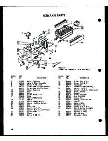 09 - Icemaker Parts parts for Amana Refrigerator CSDI25W-A / P7332041W A from AppliancePartsPros.com