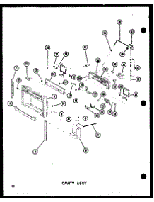 02 - Cavity Assy parts for Amana Refrigerator CSDI25W-C / P6035056W C from AppliancePartsPros.com