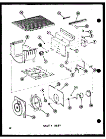 03 - Cavity Assy parts for Amana Refrigerator CSDI25W-L / P6035056W L from AppliancePartsPros.com