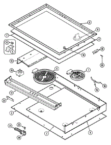 02 - Top Assembly (Cse9000ac)(Series 10) parts for Maytag Cooktop CSE9000ACB from AppliancePartsPros.com