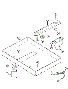 02 - Burner Box Assembly parts for Maytag Cooktop CSE9900ACE from AppliancePartsPros.com