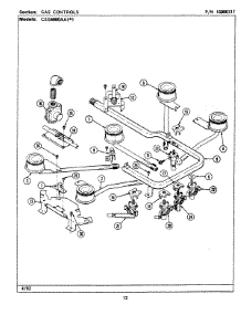 02 - Gas Controls parts for Maytag Cooktop CSG6000AAD from AppliancePartsPros.com
