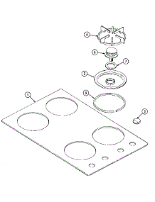 02 - Top Assembly (Csg7000bax) parts for Maytag Cooktop CSG7000BAB from AppliancePartsPros.com