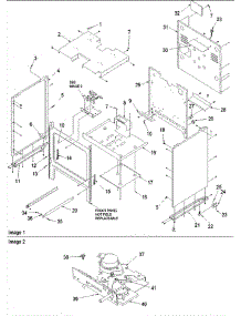02 - Cabinet parts for Amana Range CSG7601WW / P1143398NWW from AppliancePartsPros.com