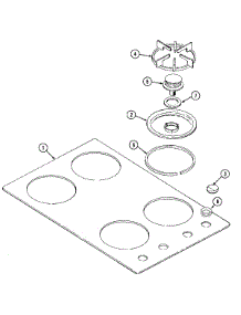 02 - Top Assembly parts for Maytag Cooktop CSG9000CAE from AppliancePartsPros.com