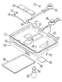 02 - Body parts for Maytag Cooktop CSG9900AAB from AppliancePartsPros.com