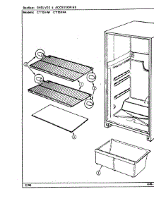 05 - Shelves & Accessories parts for Crosley Refrigerator CT15X4A from AppliancePartsPros.com