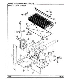 06 - Unit Compartment & System parts for Crosley Refrigerator CT15X4W from AppliancePartsPros.com