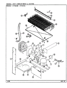 03 - Unit Compartment & System parts for Crosley Refrigerator CT15X4W / DC16B from AppliancePartsPros.com