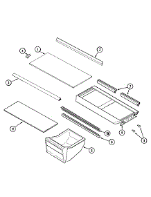 09 - Shelves & Accessories parts for Crosley Refrigerator CT17A3W from AppliancePartsPros.com