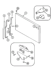 07 - Freezer Outer Door (Rev 10) parts for Crosley Refrigerator CT19G4Q from AppliancePartsPros.com