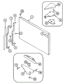 07 - Freezer Outer Door (Rev 10) parts for Crosley Refrigerator CT19G6FQ from AppliancePartsPros.com