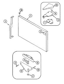 08 - Freezer Outer Door (Rev 12) parts for Crosley Refrigerator CT19G6Q from AppliancePartsPros.com