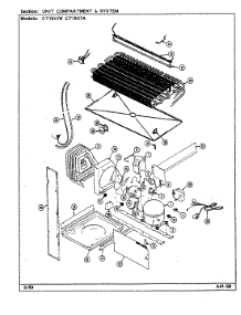07 - Unit Compartment & System parts for Crosley Refrigerator CT19X7A from AppliancePartsPros.com