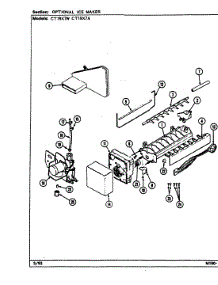 05 - Optional Ice Maker parts for Crosley Refrigerator CT19X7A / DC67A from AppliancePartsPros.com
